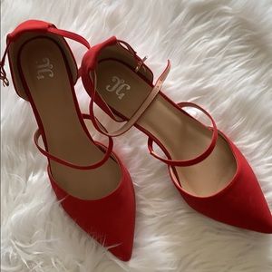 Sexy Red Kitten Heels